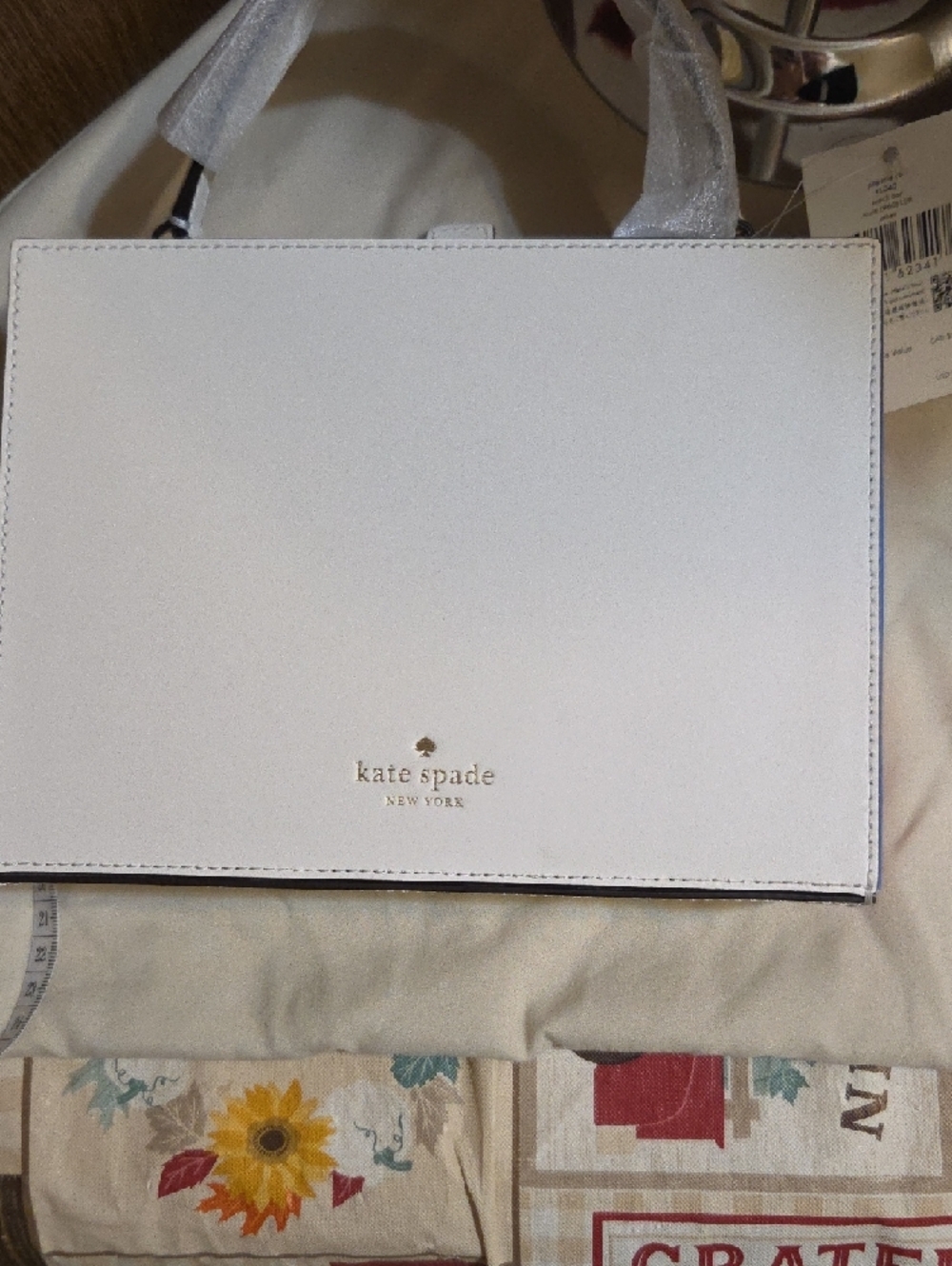 Kate Spade Cream Novelty Popsicle Box Bag with Red and Blue Accents NWT - Picture 11 of 15